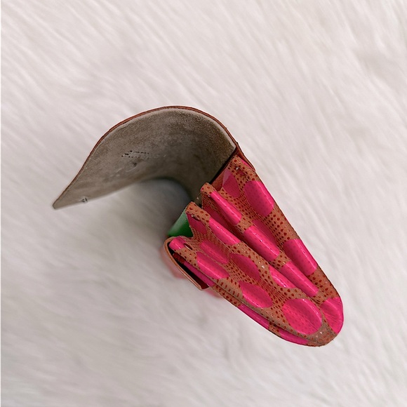 ANTHROPOLOGIE POLKA DOT SNAP WALLET BY CARMINE - Picture 9 of 16